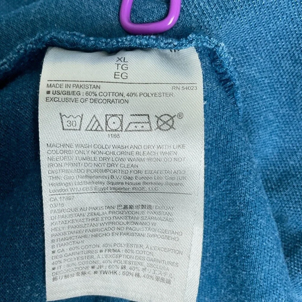 Banana Republic Men’s XL Blue Polo Shirt Short Sleeve Cotton Casual Lightweight